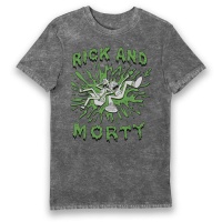 T-Paita: Rick & Morty - Slime (Grey) (XL)