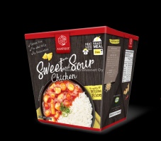 Kuppiruoka: Asiatique Sweet and Sour Chicken With White Rice (280g)