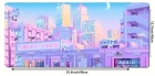 Hiirimatto: Pink Skyline (90x40)