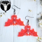 Korvakorut: Halloween - Skele-Bat Earrings (4cm) (Niramuchu)