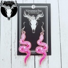 Korvakorut: Lunar Snake Earrings (5.5cm) (Niramuchu)