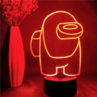 3D Lamppu: Among Us Multi Color Light