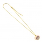 Pusheen Pendant & Necklace Pink And Gold Heart