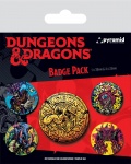 Dungeons & Dragons Pin-back Buttons 5-pack Beastly