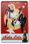 Kyltti: Fallout - Nuka Cola Girl Metal Sign