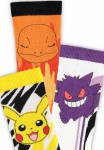 Pokmon Socks 3-pack Pikachu, Charmander, Gengar 43-46