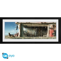 Taulu: Fallout - Framed Print Garage (30x75)