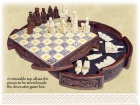 Shakki: History Craft Celtic Brown Chess Set