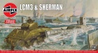 Pienoismalli: Airfix: LCM3 & Sherman (1:76)