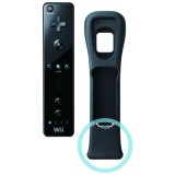 Wii ohjain (Remote) + Wii motion plus (musta) (kytetty)