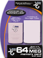 GameCube muistikortti 64mt (1019 blokkia)