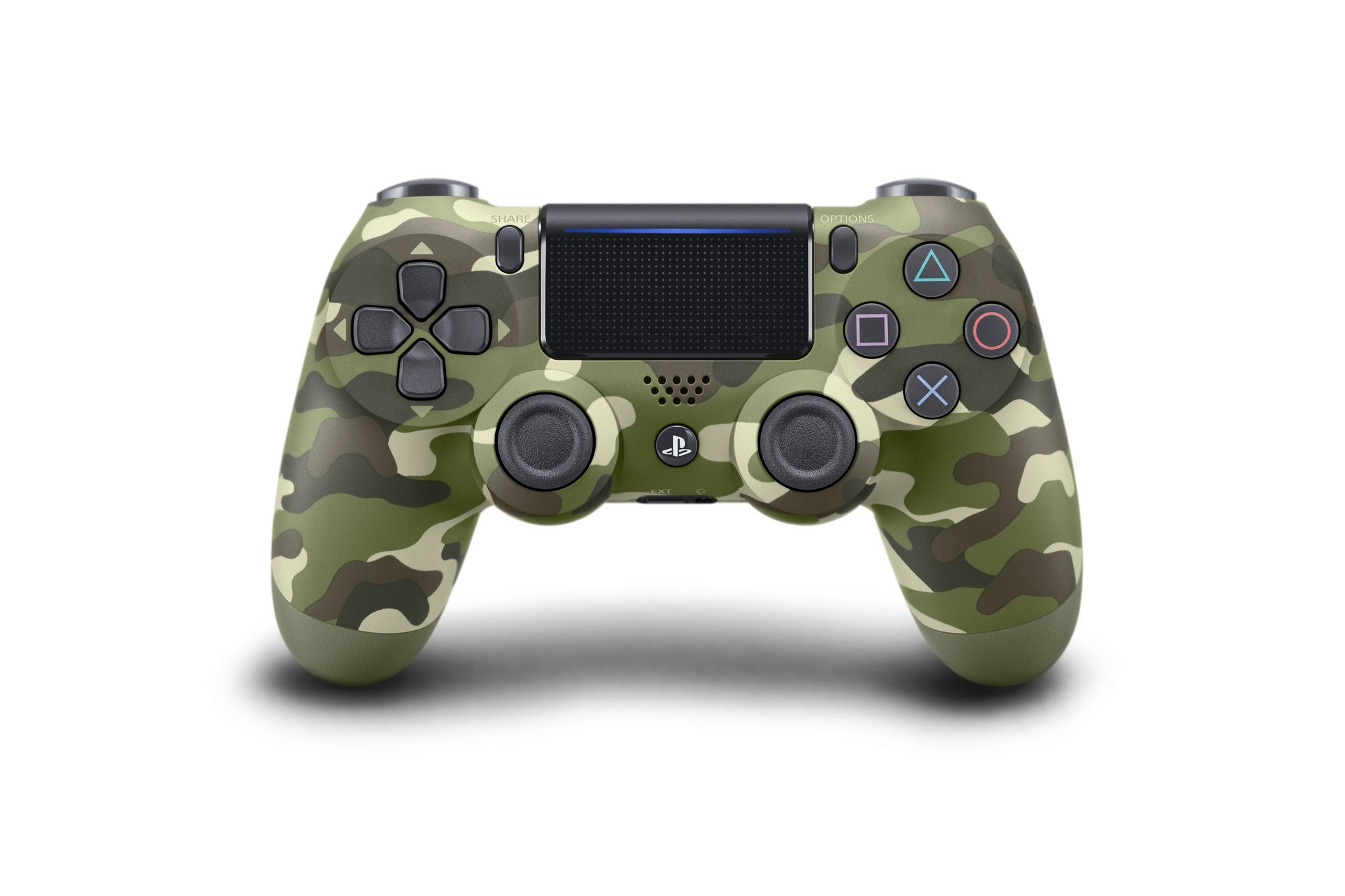 Sony PS4: DualShock 4 Ohjain V. 2 (NEW, Green Camouflage)