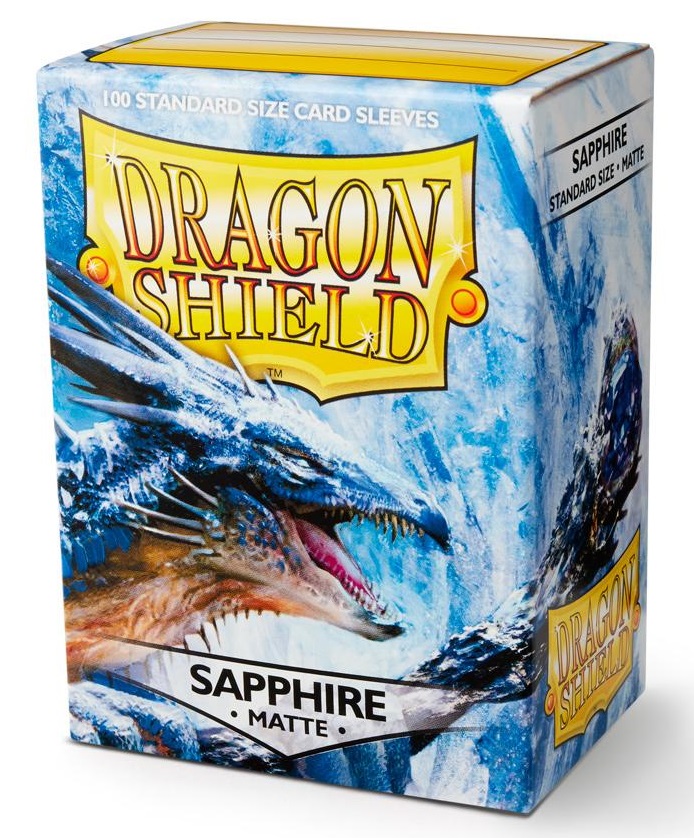 Dragon Shield: Standard Sleeves - Matte Sapphire (100)
