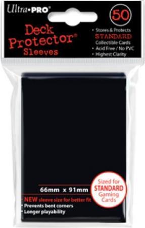 Ultra Pro Sleeves: Black (50pcs) [kortinsuoja]