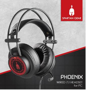 Spartan Gear: Phoenix 7.1 Wired Headset (PC)
